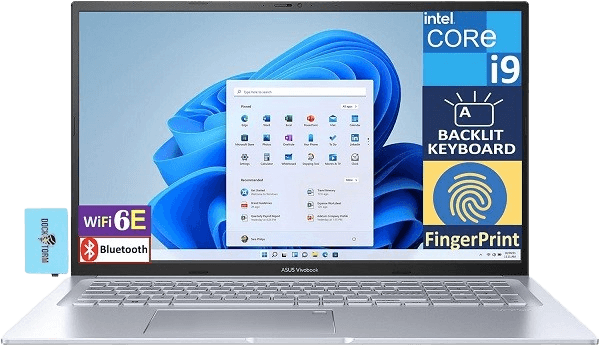 ASUS Vivobook 17X (Intel i9‑13900H, 40 GB RAM, 1 TB SSD)