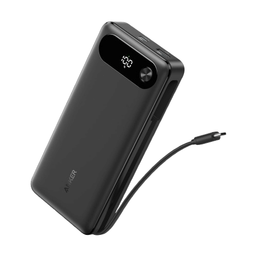 Anker Power Bank 20,000 mAh with Built-in USB-C Cable