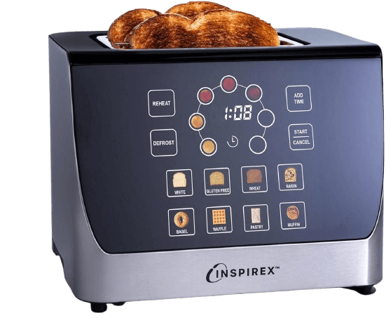 Inspirex Touch Screen Smart Toaster (2 Slice)
