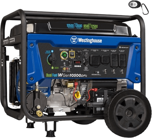 Westinghouse 13500 Peak Watt Dual Fuel